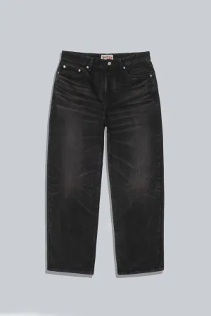 STUSSY BIG OL JEANS DENIM VINTAGE WASH BLACK