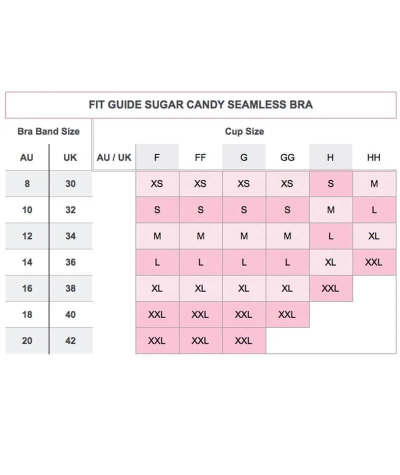 Sugar Candy Fuller Bust Seamless F-HH Cup Nursing Tank - Charcoal