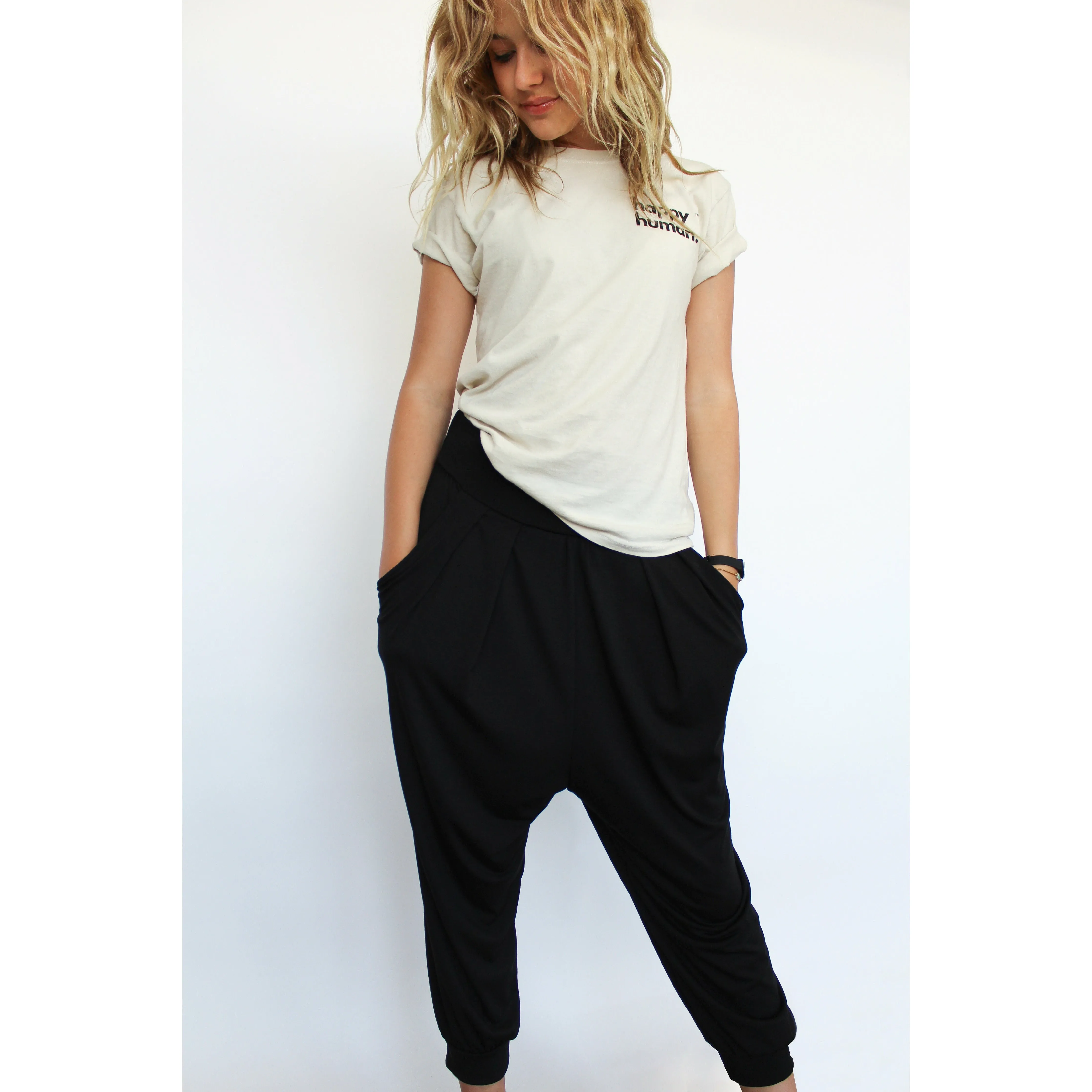 Sumaya | Bamboo Black Pant