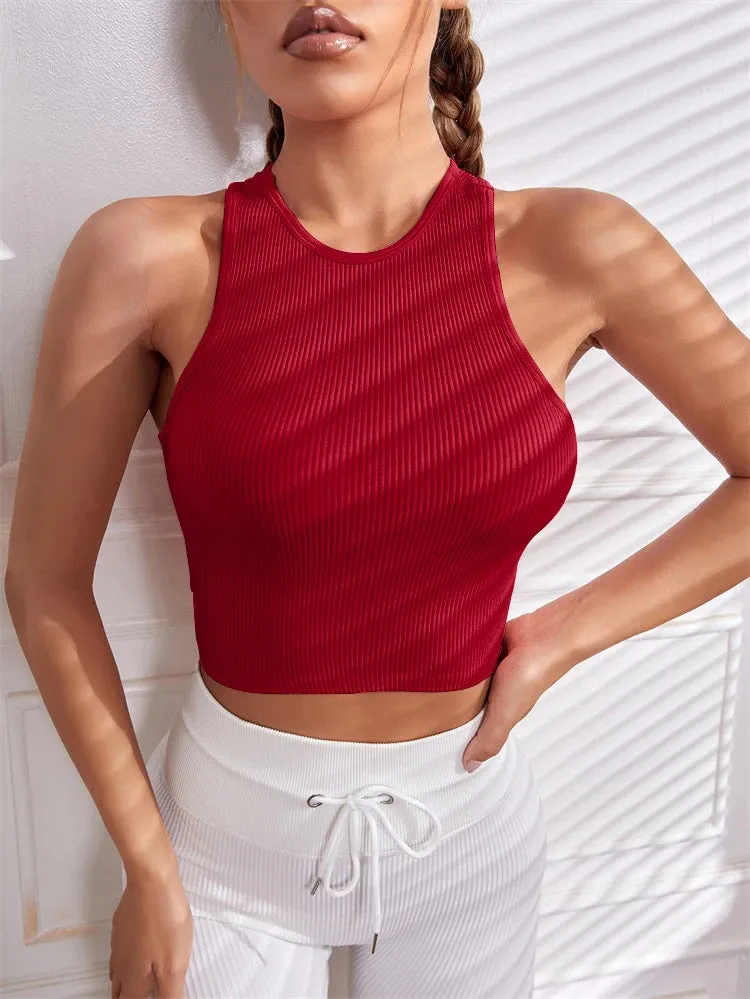 Summer Seamless Push-Up Y2K Tank Top