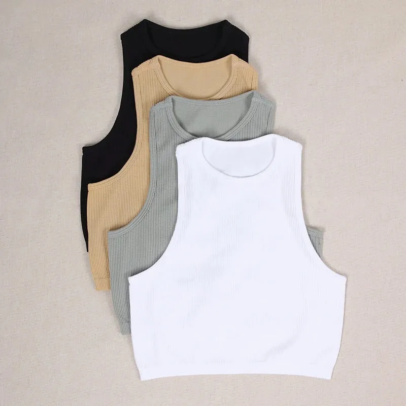 Summer Seamless Push-Up Y2K Tank Top