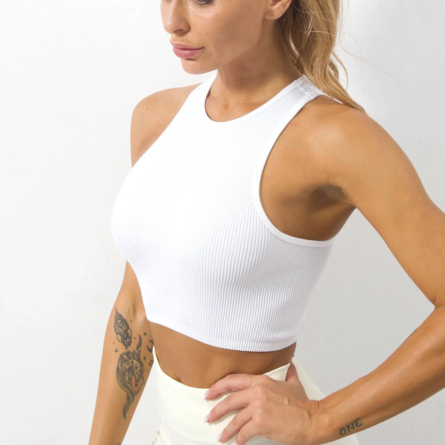 Summer Seamless Push-Up Y2K Tank Top
