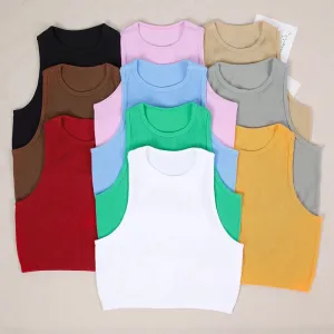 Summer Seamless Push-Up Y2K Tank Top
