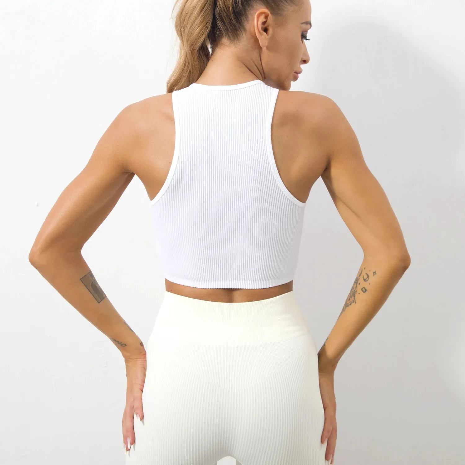 Summer Seamless Push-Up Y2K Tank Top