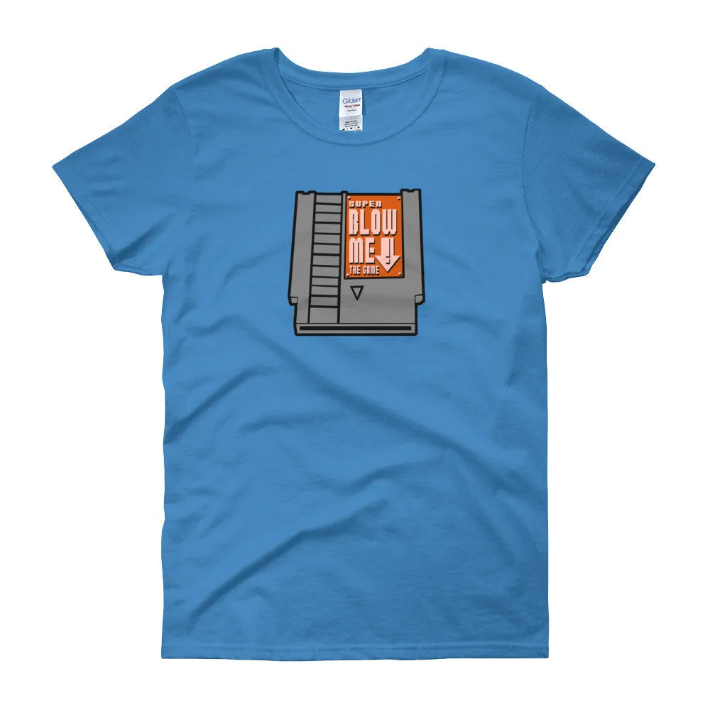 Super Blow Me Cartridge Fitted T-Shirt