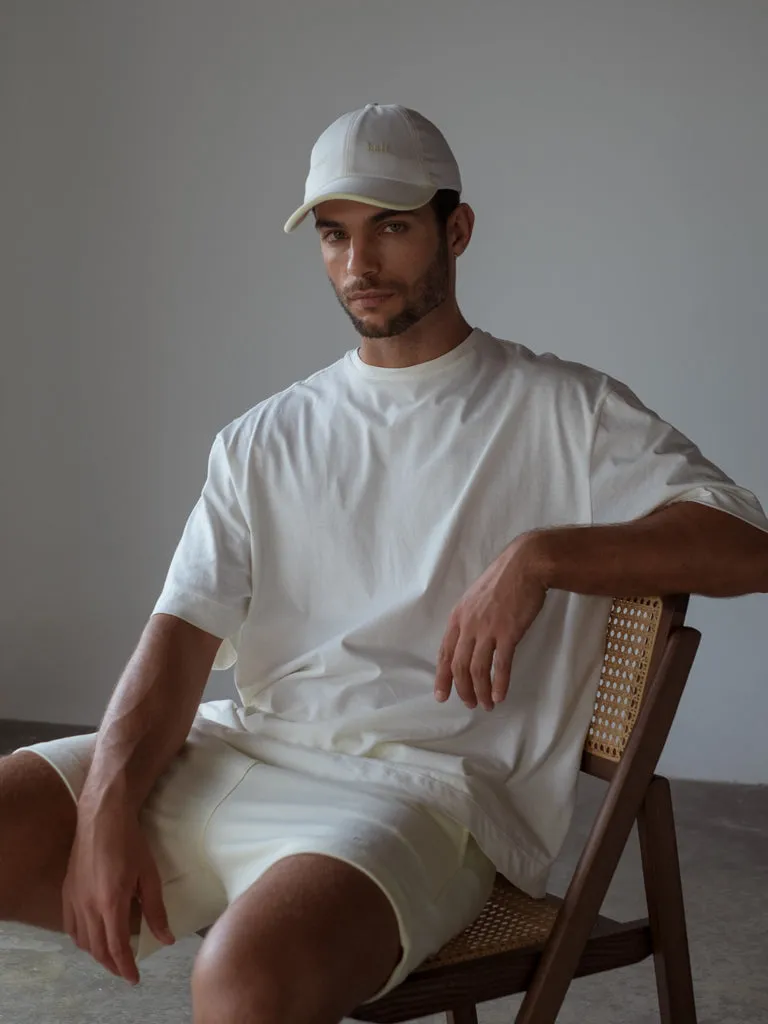 SUPER OVERSIZED T-SHIRT - CREAMY