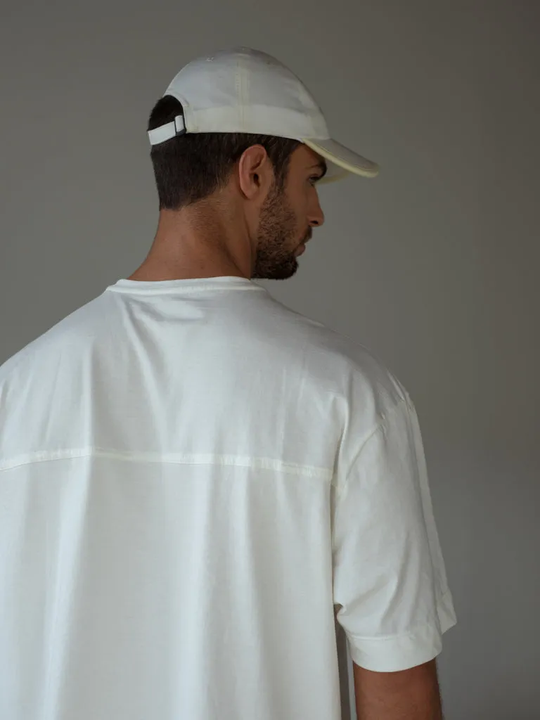 SUPER OVERSIZED T-SHIRT - CREAMY
