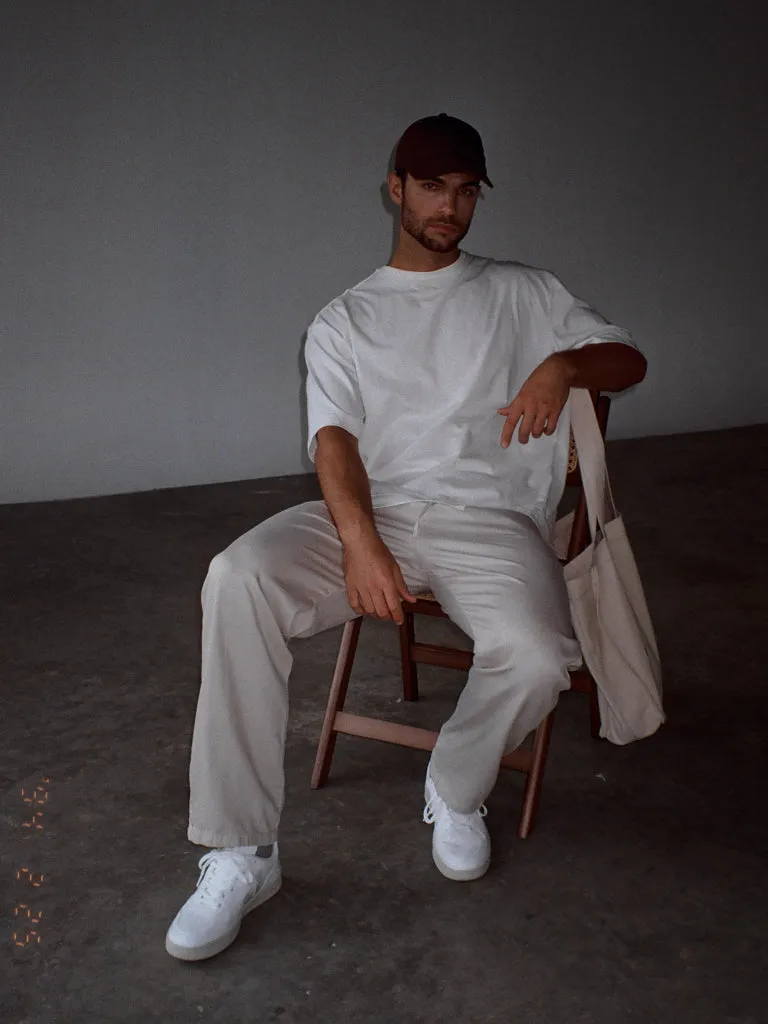 SUPER OVERSIZED T-SHIRT - CREAMY