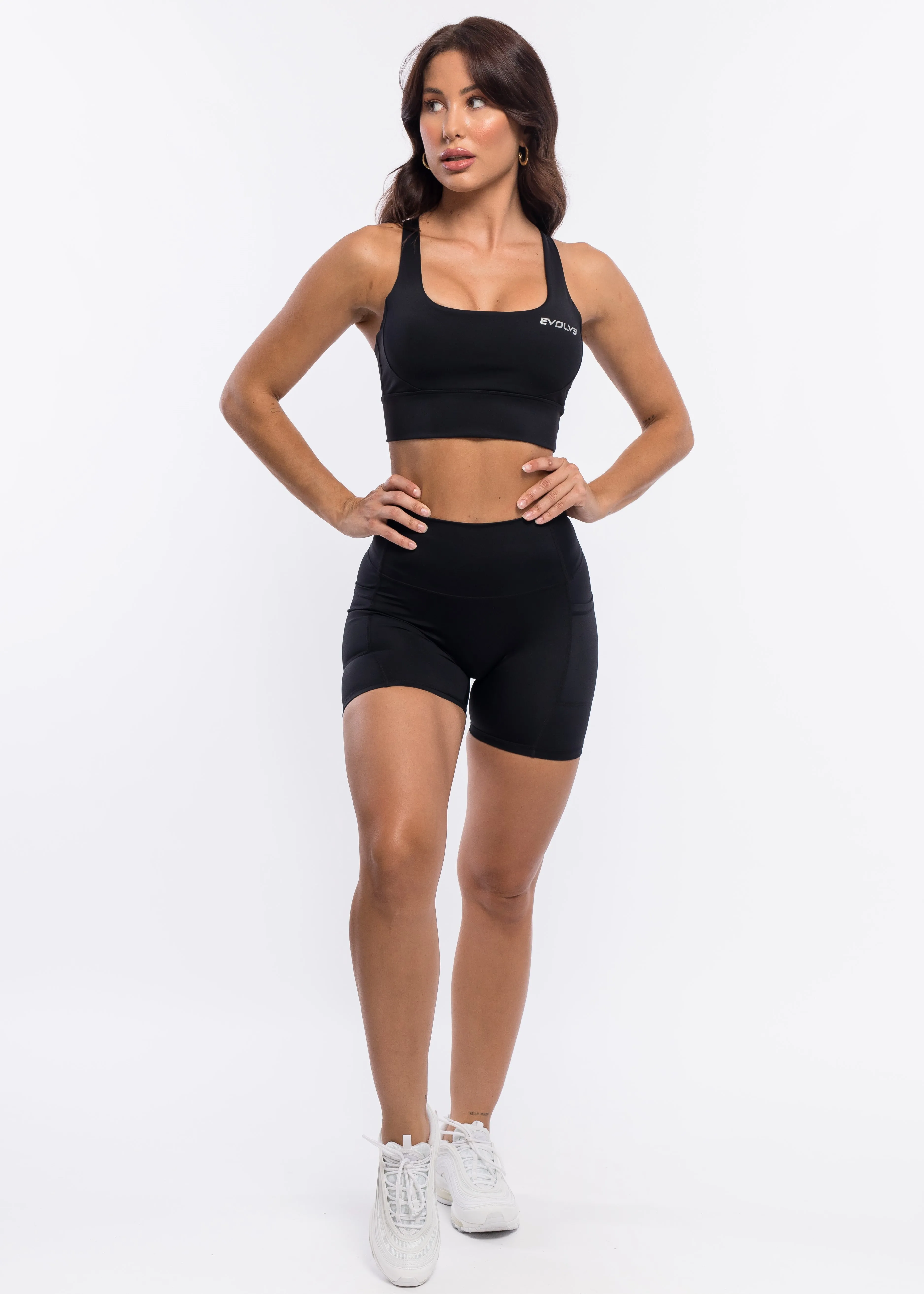Super Scrunch Shorts - Black