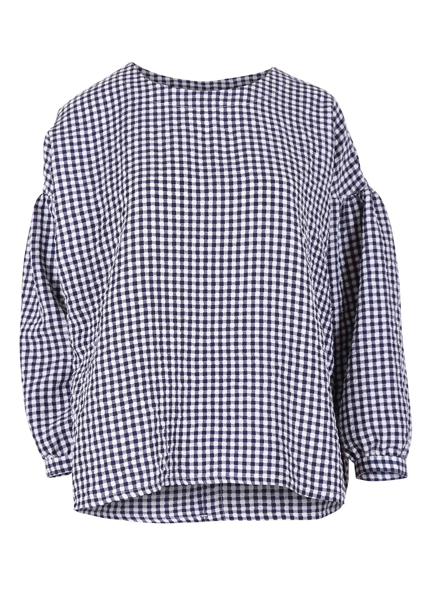Suzanna Marrakesh Blouse Navy in Cotton