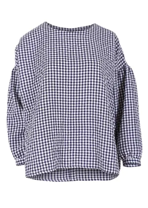 Suzanna Marrakesh Blouse Navy in Cotton