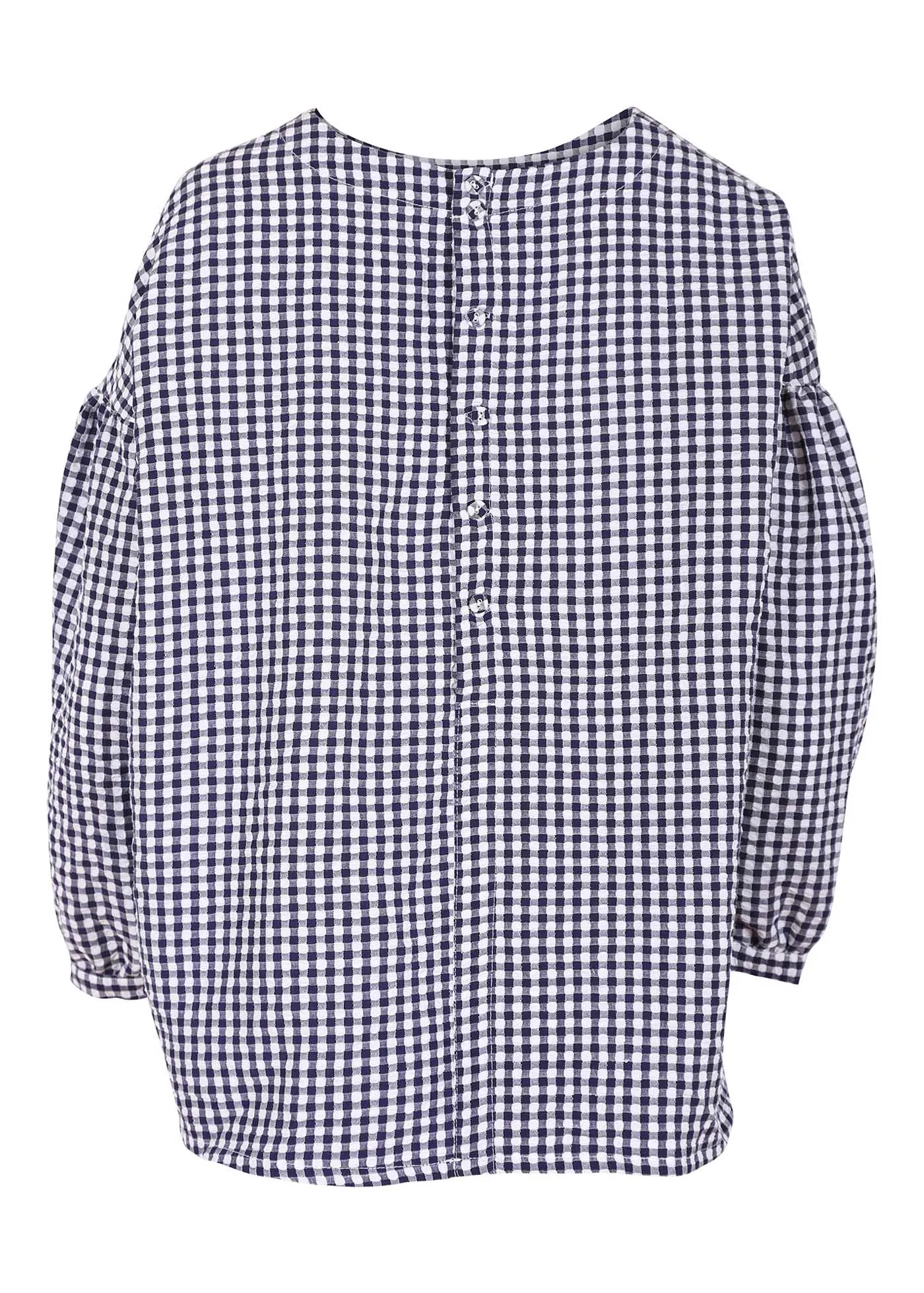 Suzanna Marrakesh Blouse Navy in Cotton