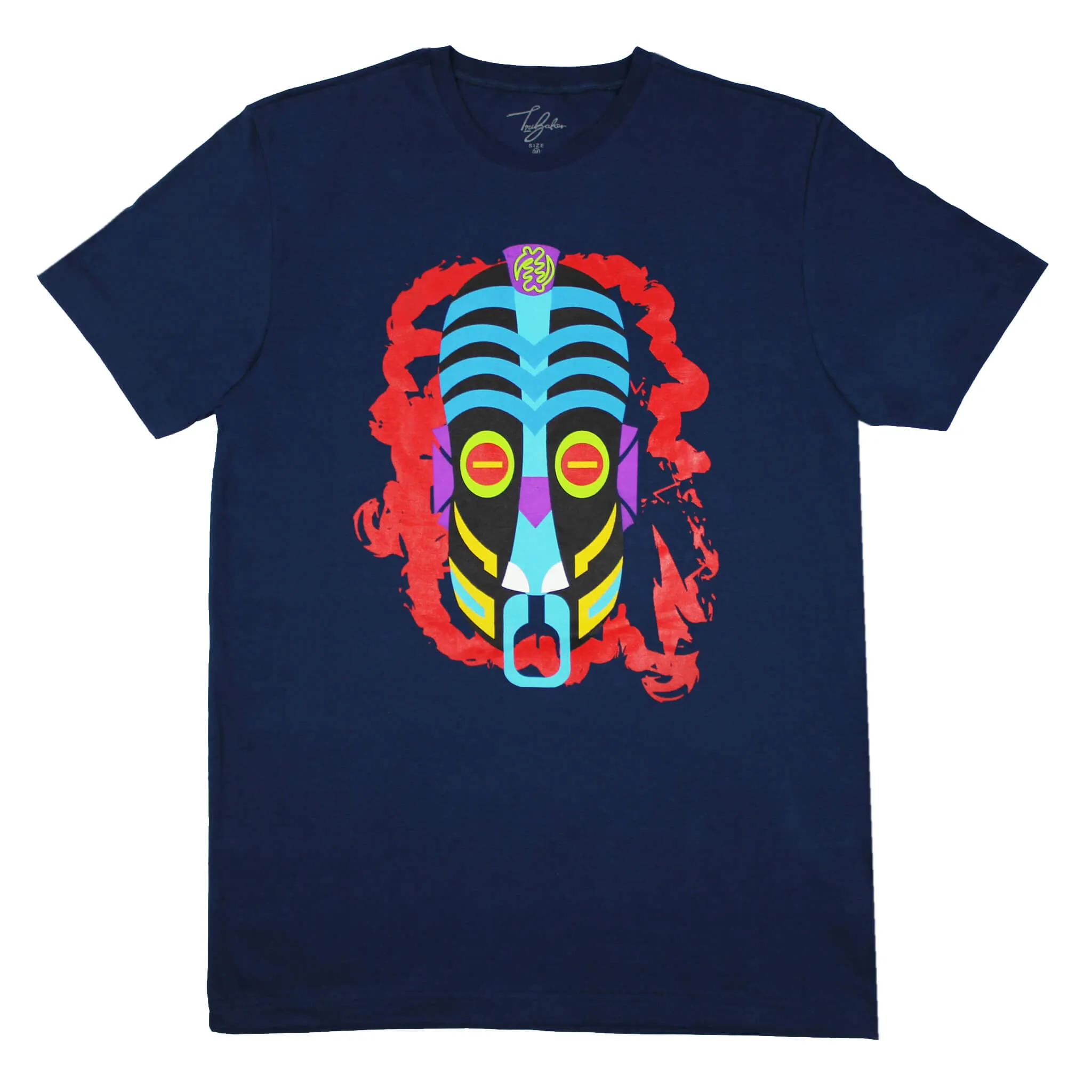 TAGAZANGA RED SMOKE WARRIOR MASK (UNISEX SHORT SLEEVE T-SHIRT)