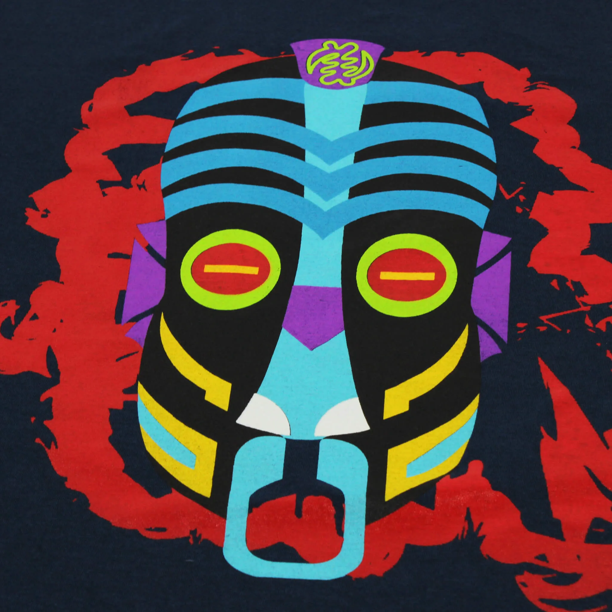 TAGAZANGA RED SMOKE WARRIOR MASK (UNISEX SHORT SLEEVE T-SHIRT)