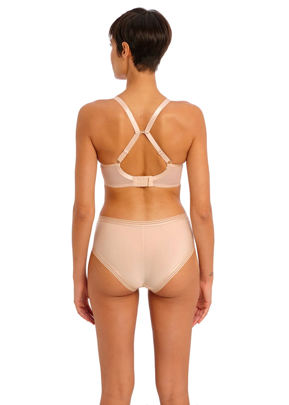 Tailored UW Moulded Plunge Bra In Natural Beige - Freya