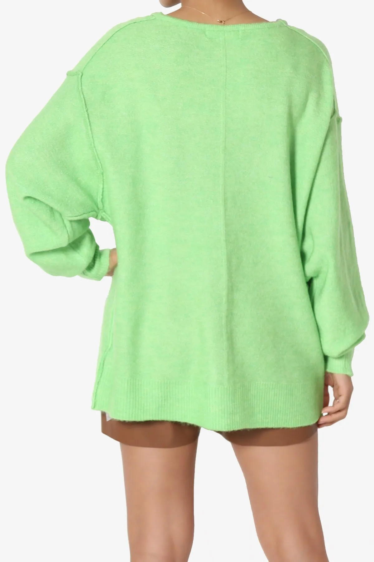 Taryn Loose Melange Knit Cardigan PLUS
