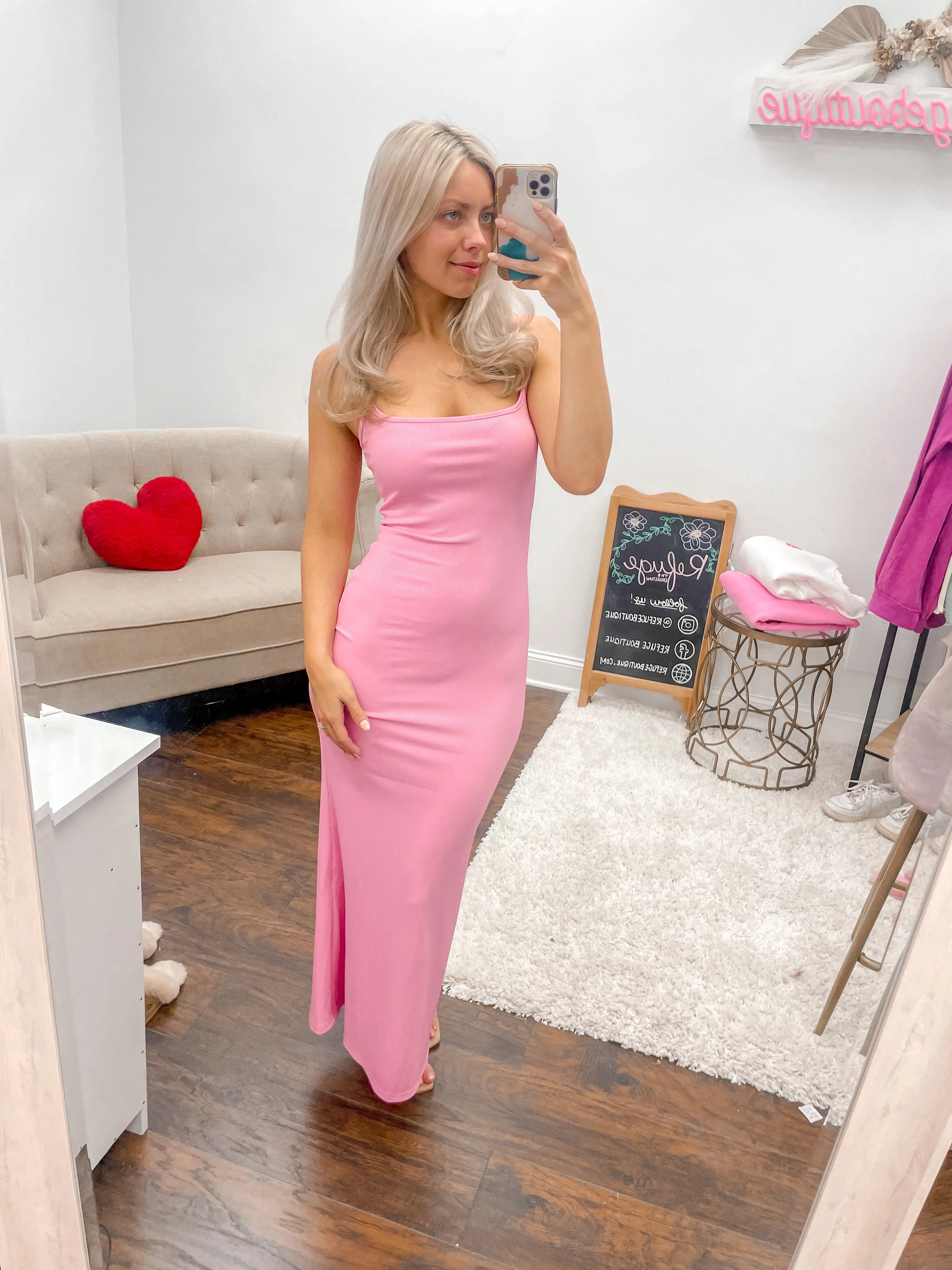 Tay Tay Maxi Dress- Light pink
