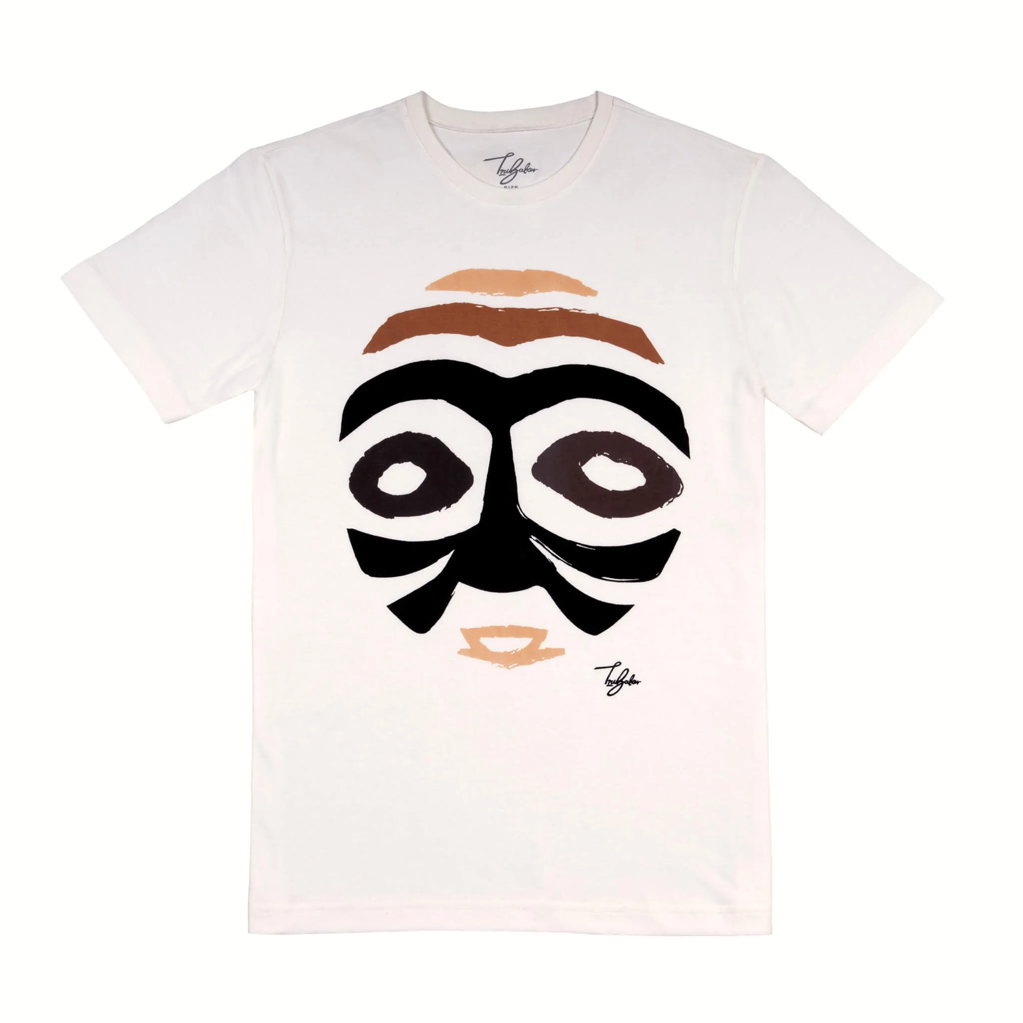 TCHIBANGA WOODIN WARRIOR MASK (UNISEX SHORT SLEEVE T-SHIRT)