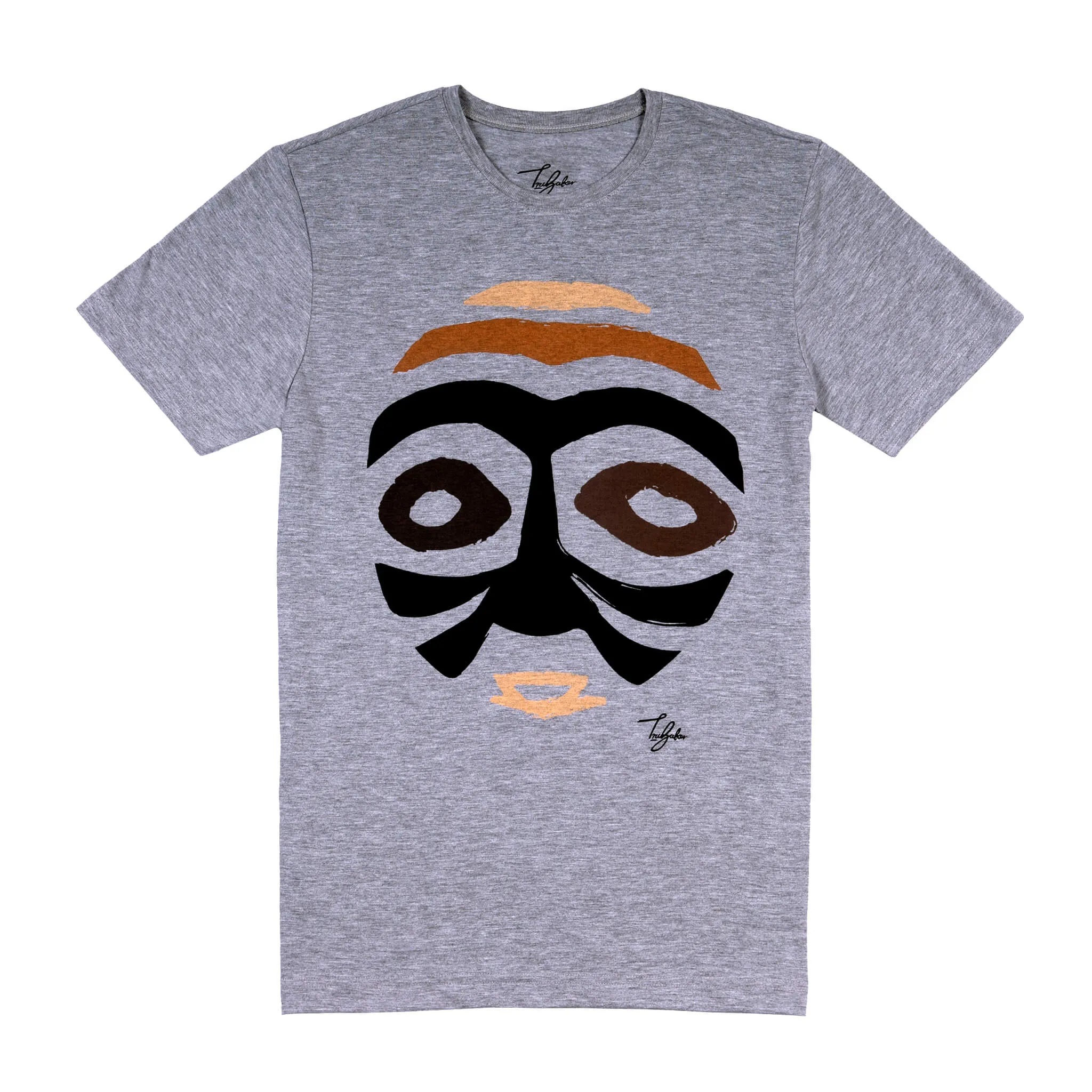 TCHIBANGA WOODIN WARRIOR MASK (UNISEX SHORT SLEEVE T-SHIRT)