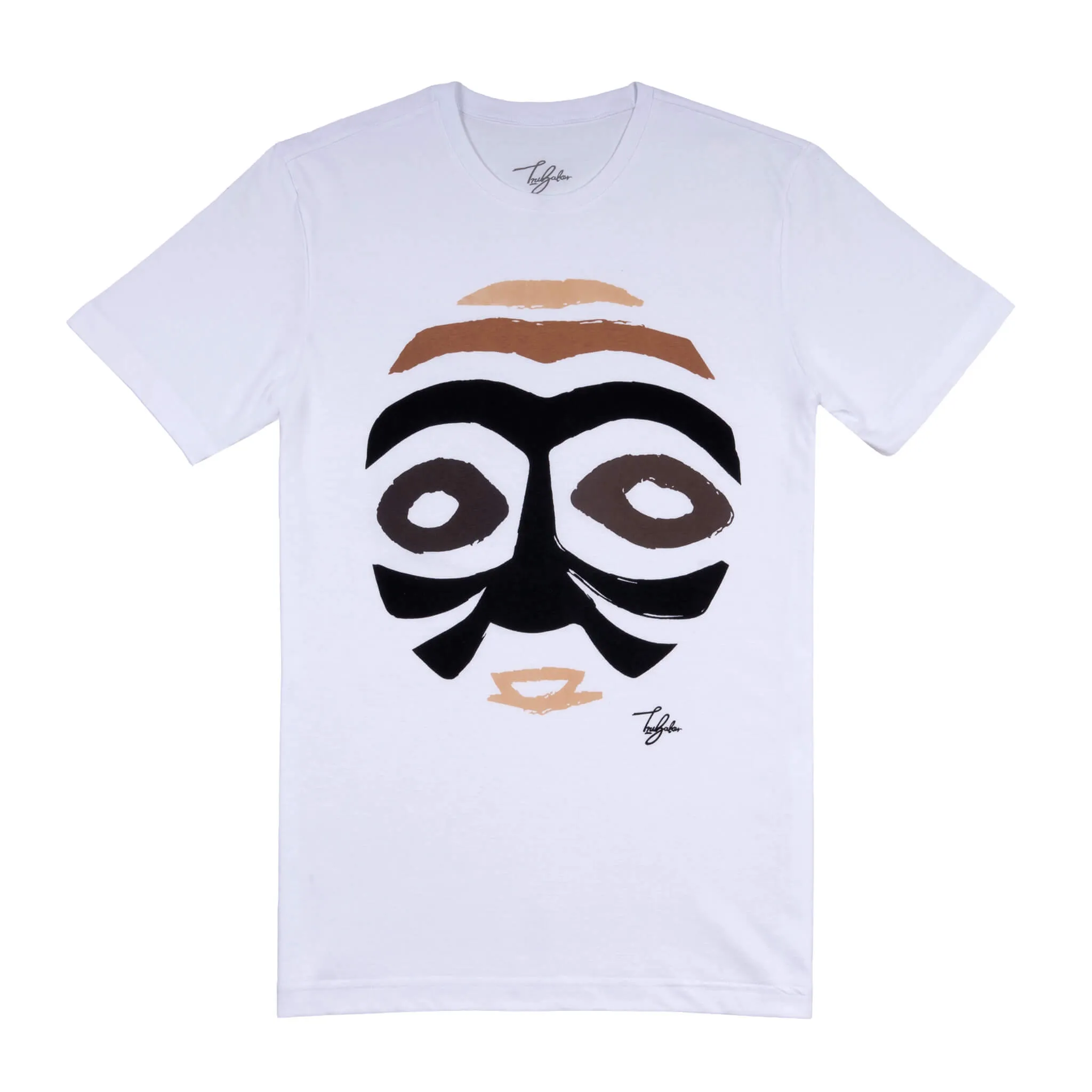 TCHIBANGA WOODIN WARRIOR MASK (UNISEX SHORT SLEEVE T-SHIRT)