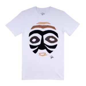 TCHIBANGA WOODIN WARRIOR MASK (UNISEX SHORT SLEEVE T-SHIRT)