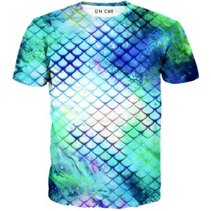 Teal Dragon Scales T-Shirt