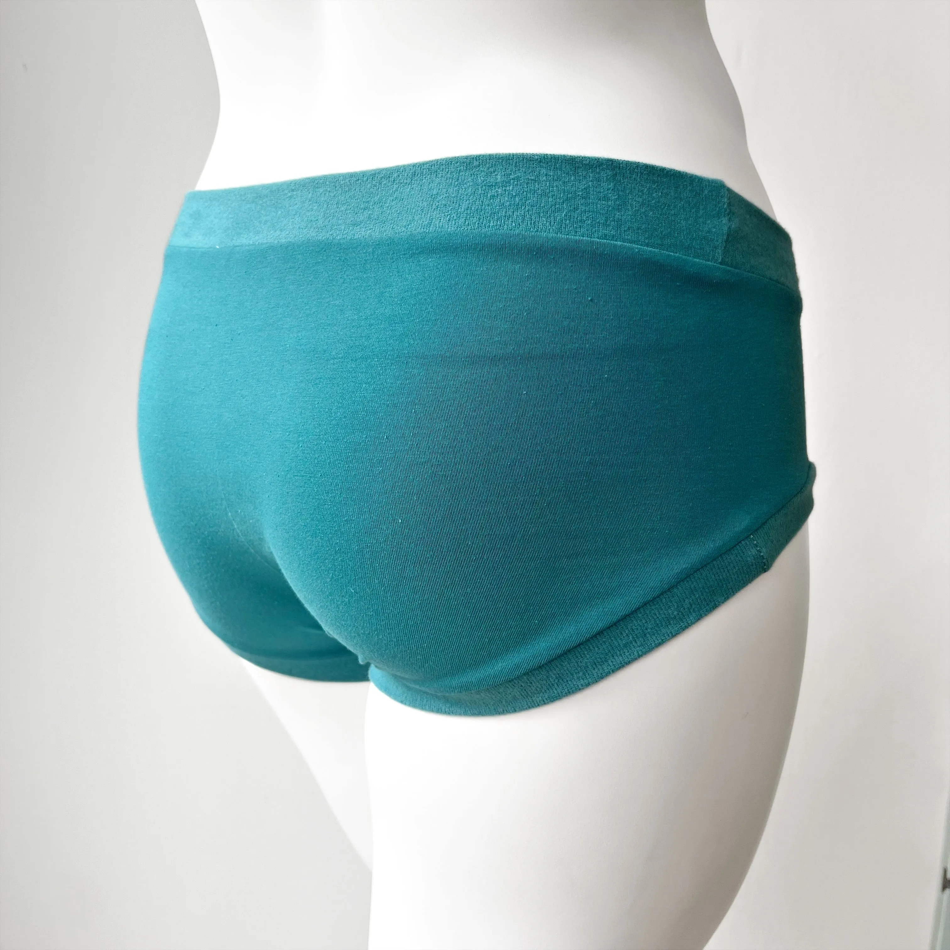 Teal Pouch Fronted Briefs | Men’s Pants | Organic Cotton Underwear