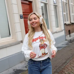 Teddy Apres Ski sweater wit