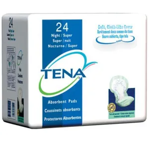 TENA Night Super Maximum Absorbency Pads (1 Case)