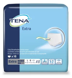 TENA® Protective Underwear, Extra Absorbency-Size Large Waist / Hip 45" - 58" - Case of 64