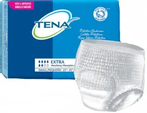 TENA® Protective Underwear, Extra Absorbency-Size Small Waist / Hip 25" - 35" - Case of 64