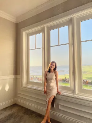 Tessa Slit Midi Dress