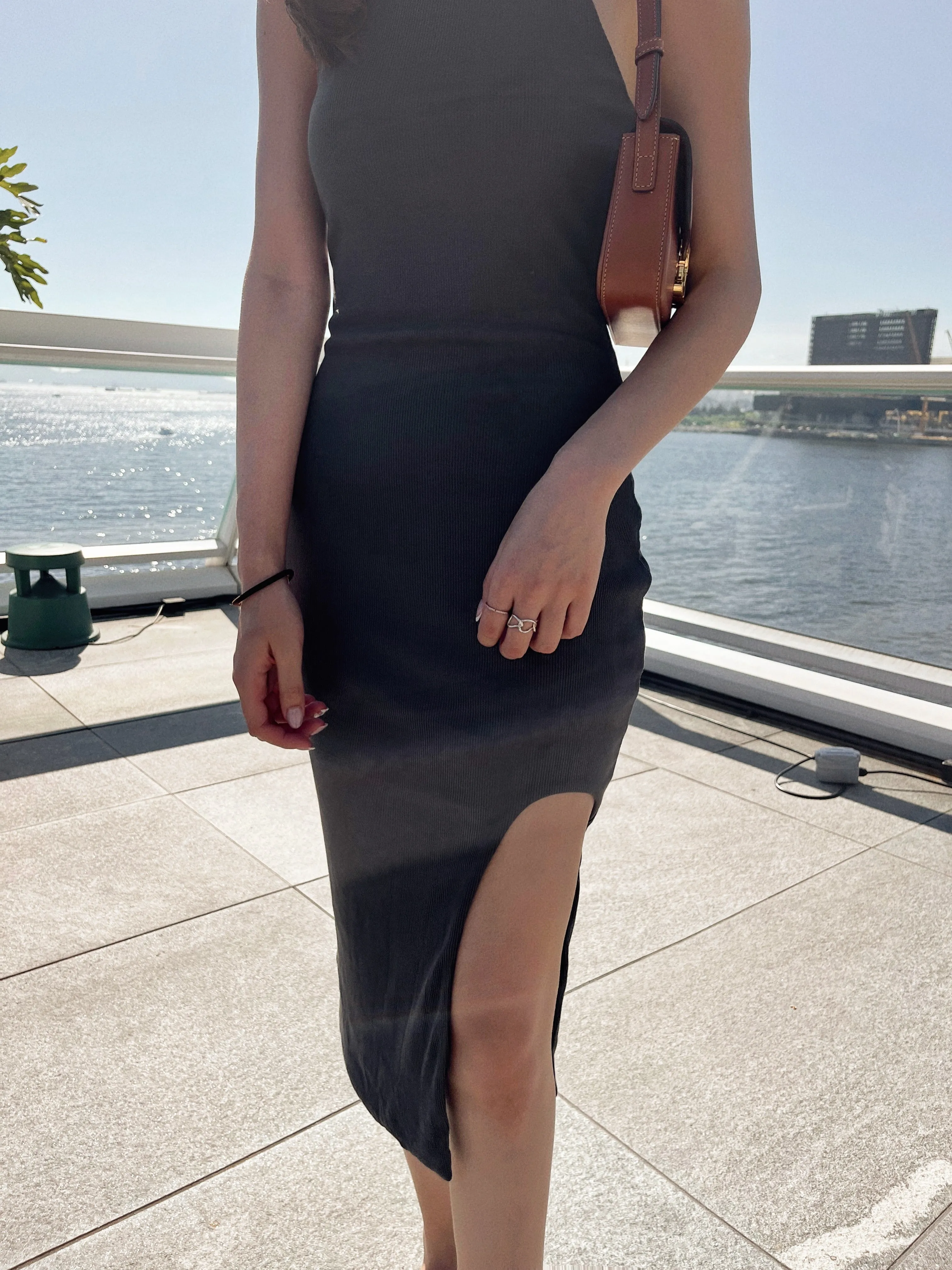 Tessa Slit Midi Dress