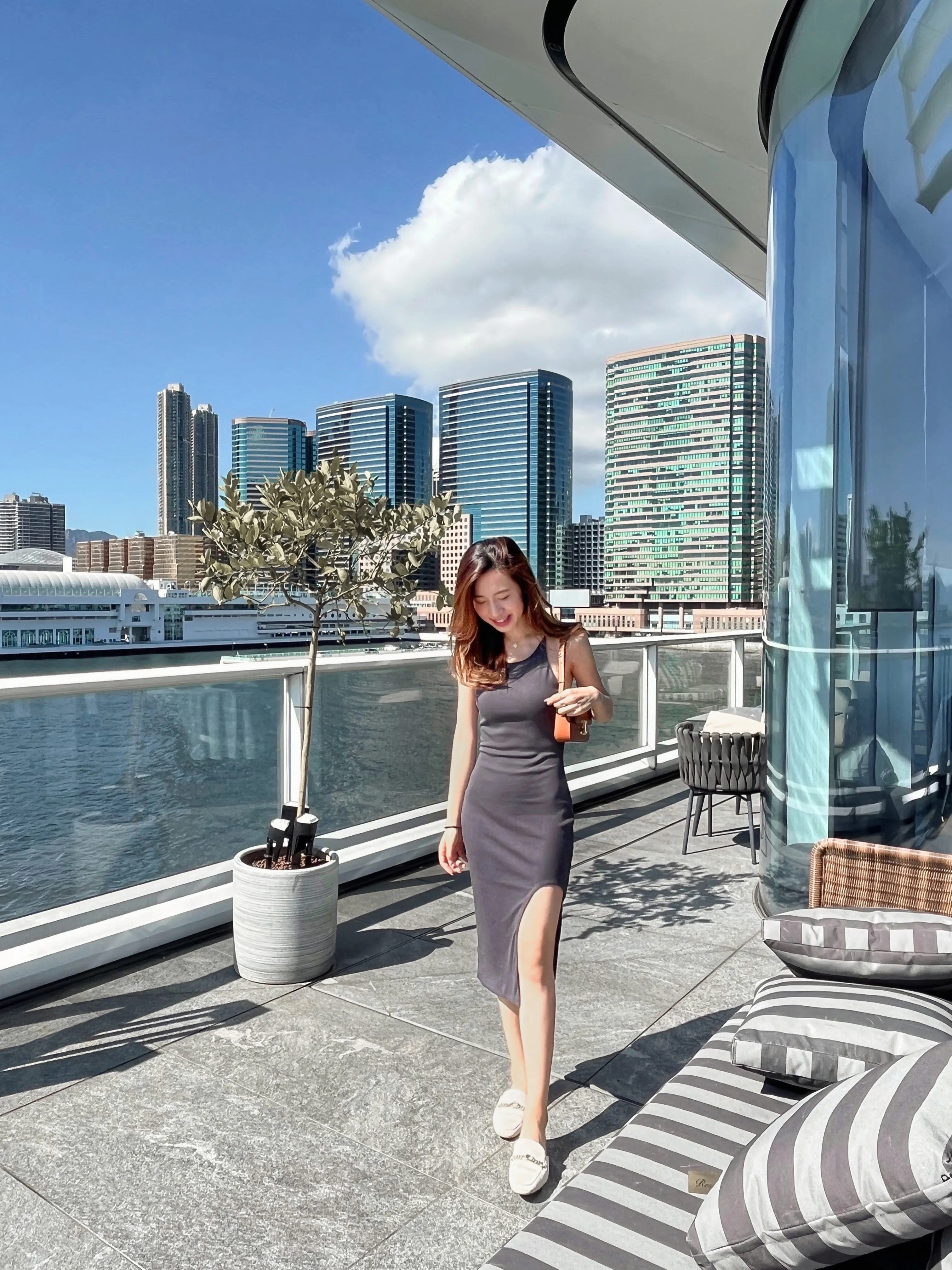 Tessa Slit Midi Dress