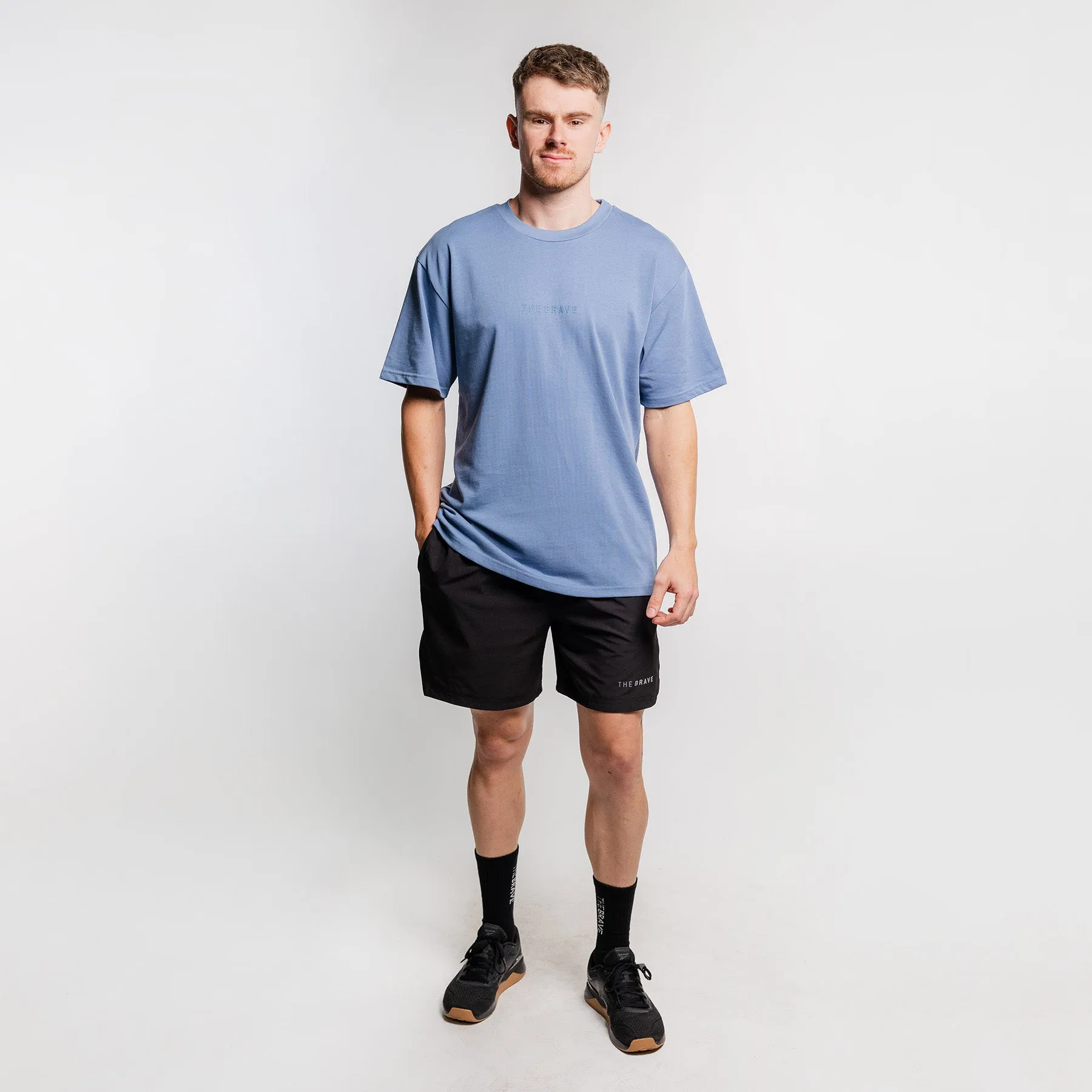 THE BRAVE - LIFESTYLE OVERSIZED T-SHIRT - GLACIER