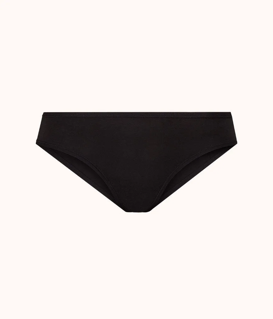 The Cotton Bikini: Jet Black