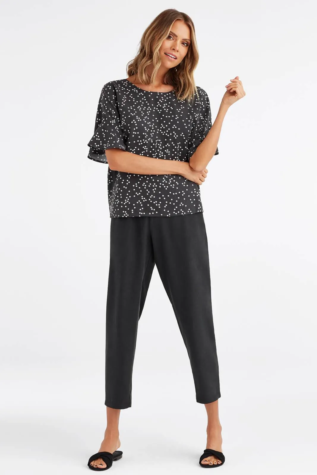 The Flounce Sleeve Blouse