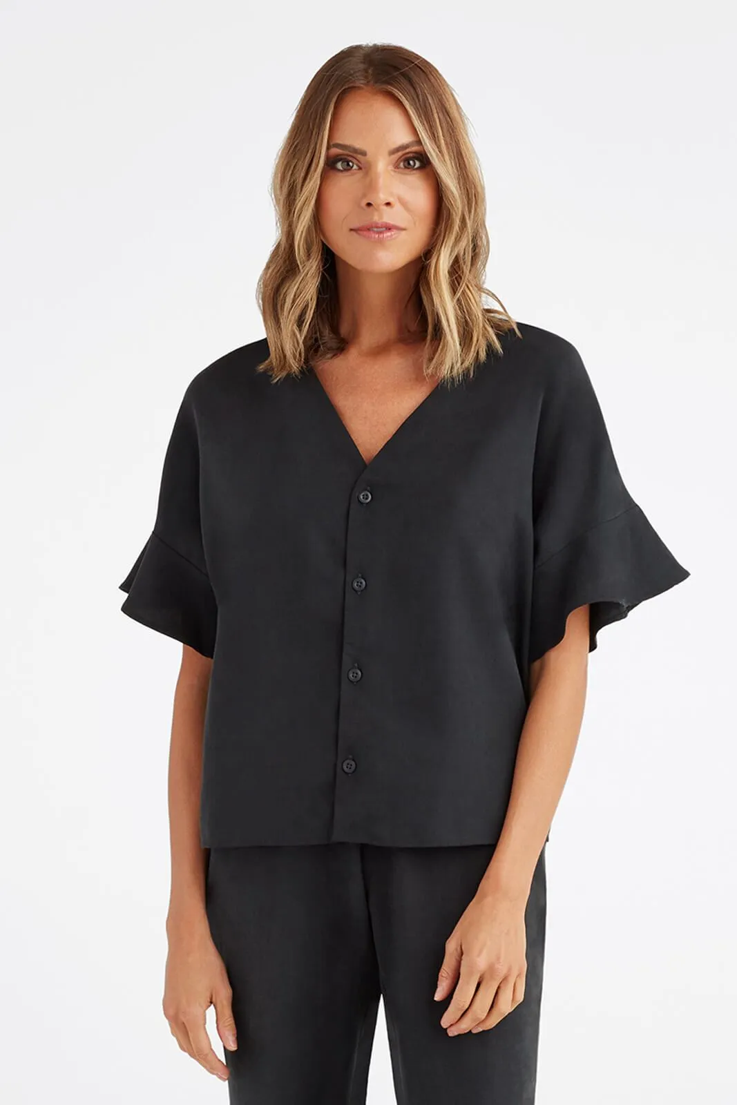 The Flounce Sleeve Blouse