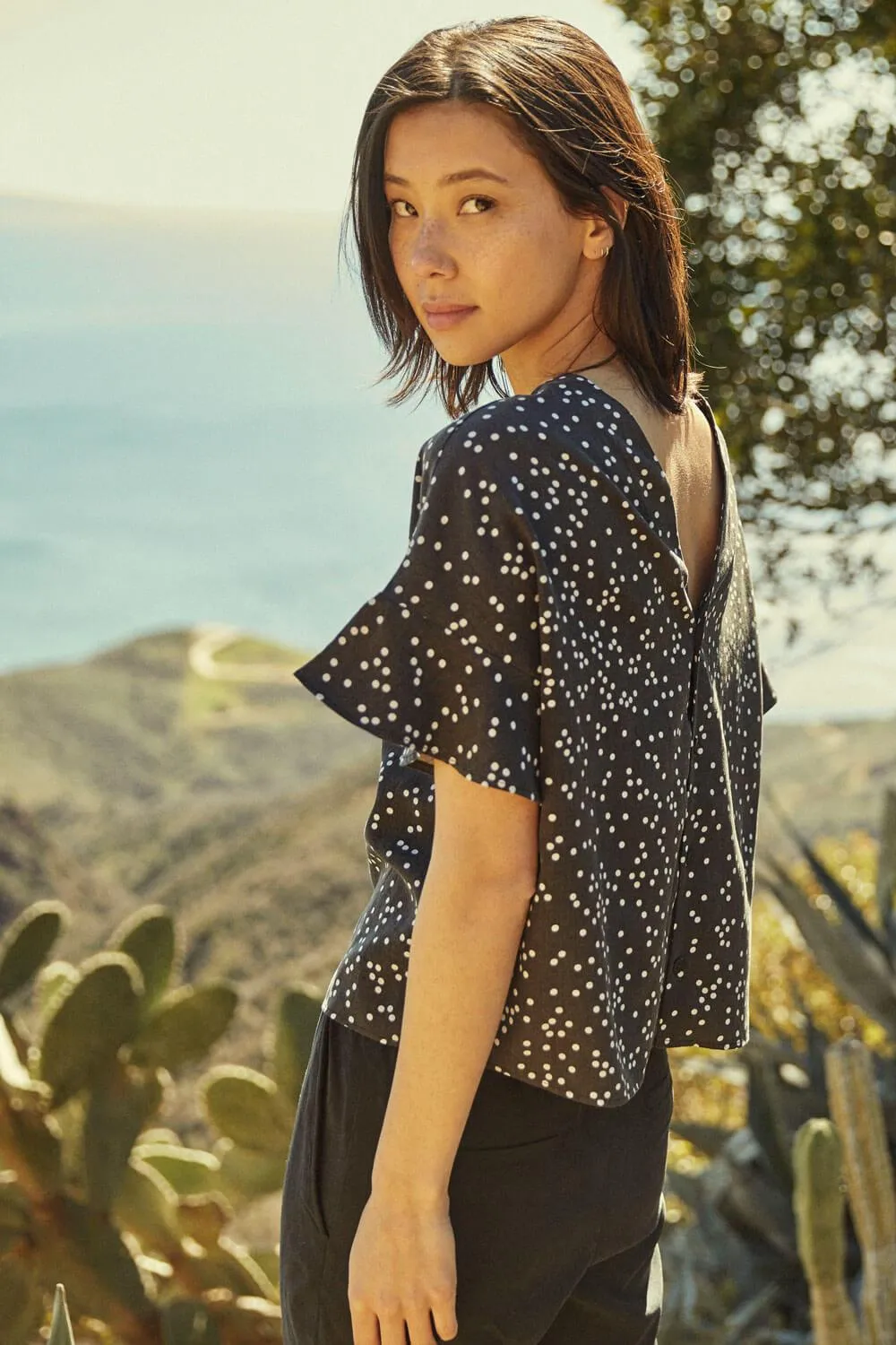 The Flounce Sleeve Blouse