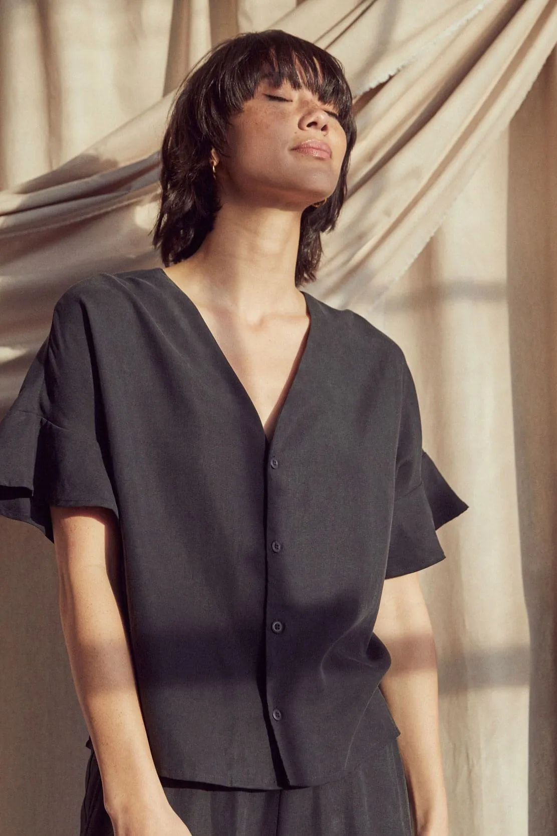 The Flounce Sleeve Blouse