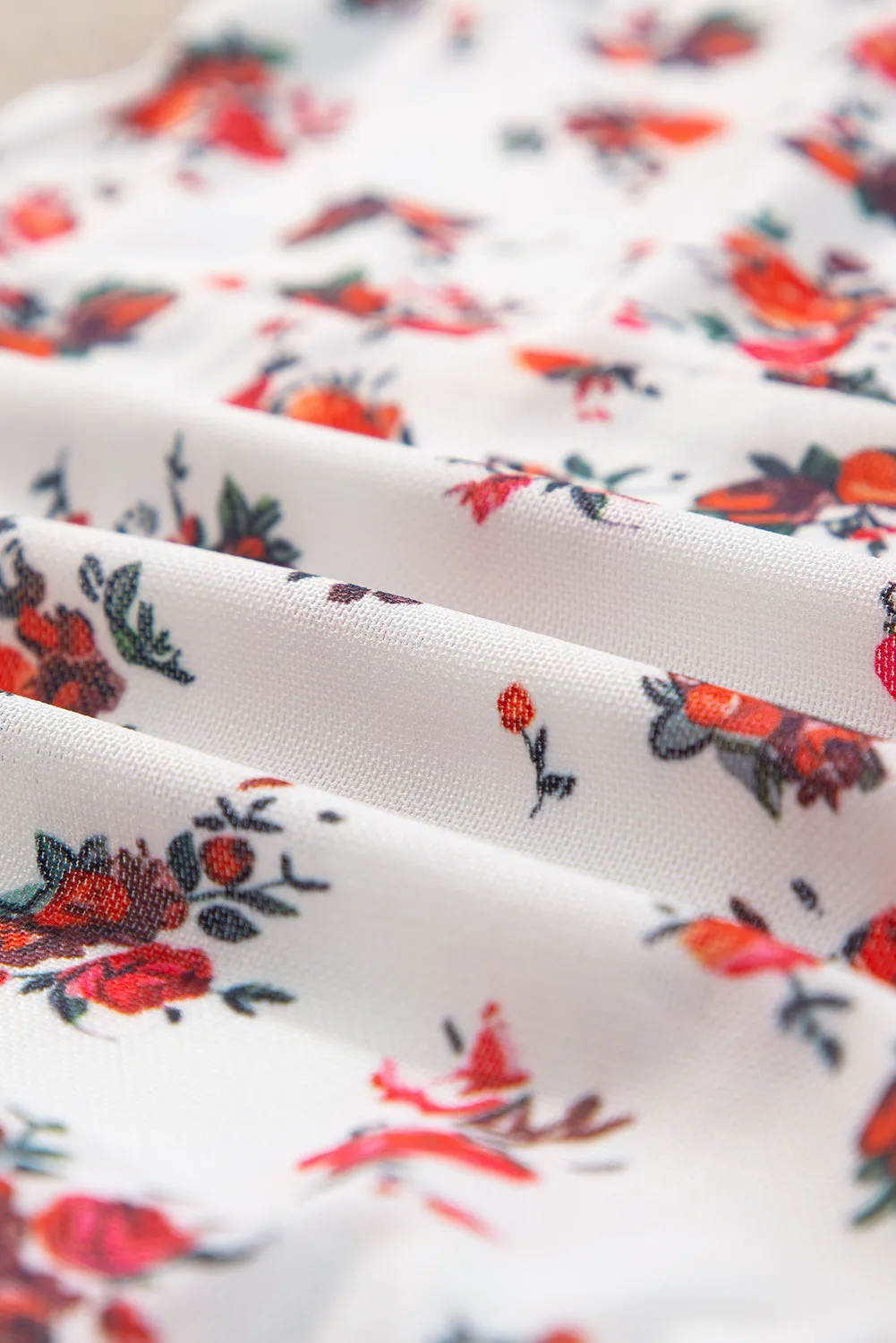 The Foxy Frill Floral Bodysuit