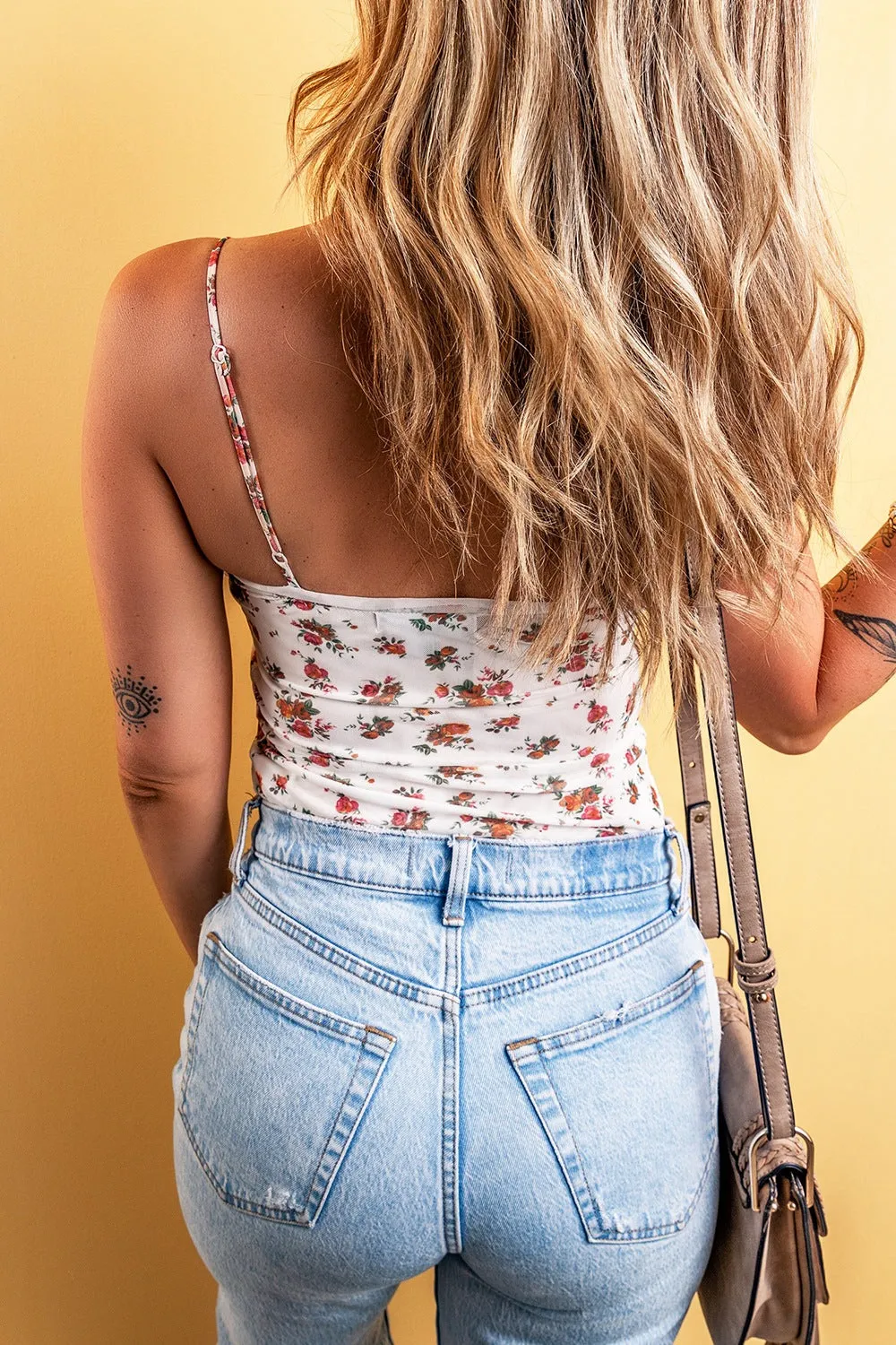 The Foxy Frill Floral Bodysuit
