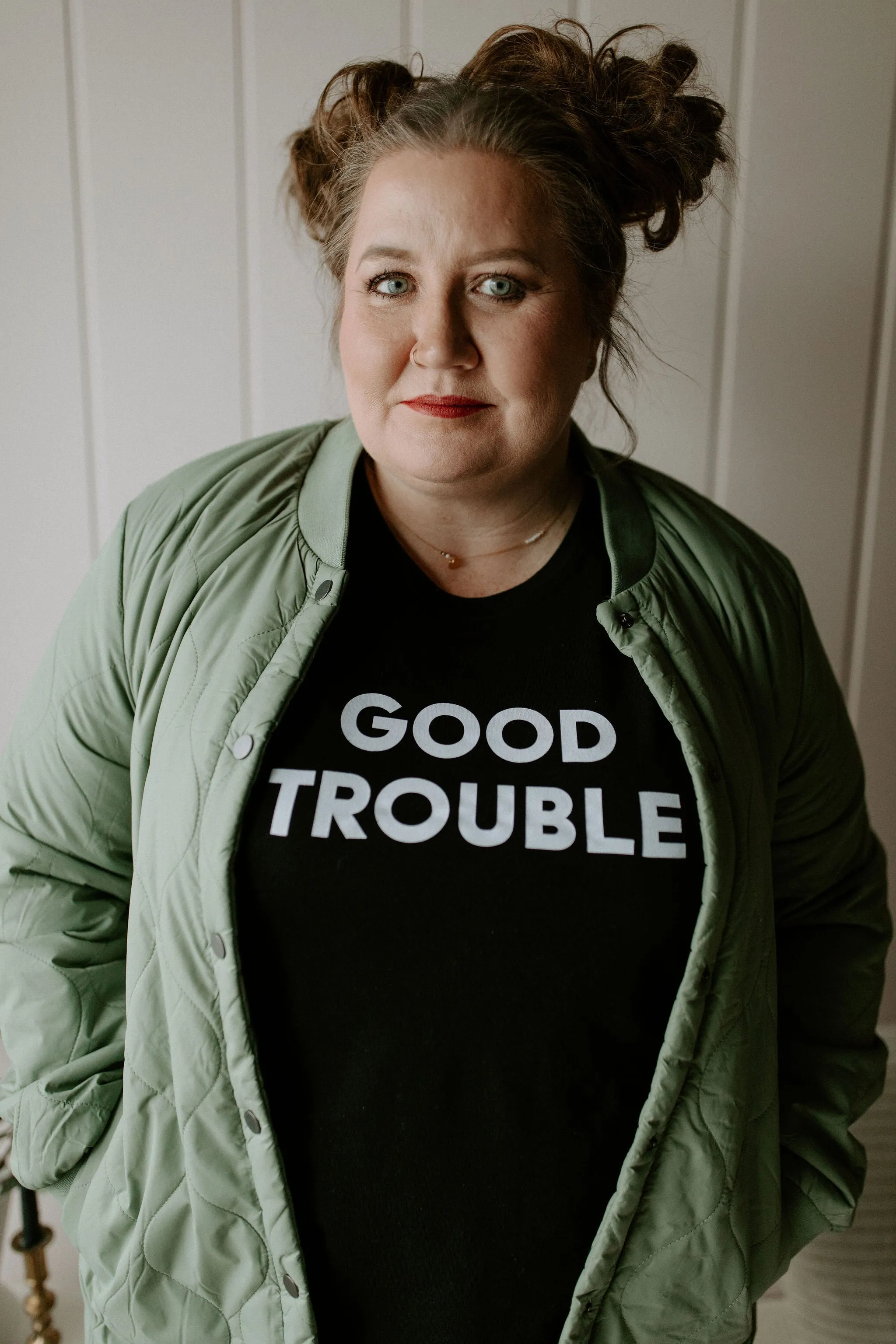 The Good Trouble T-Shirt - Black - PLUS