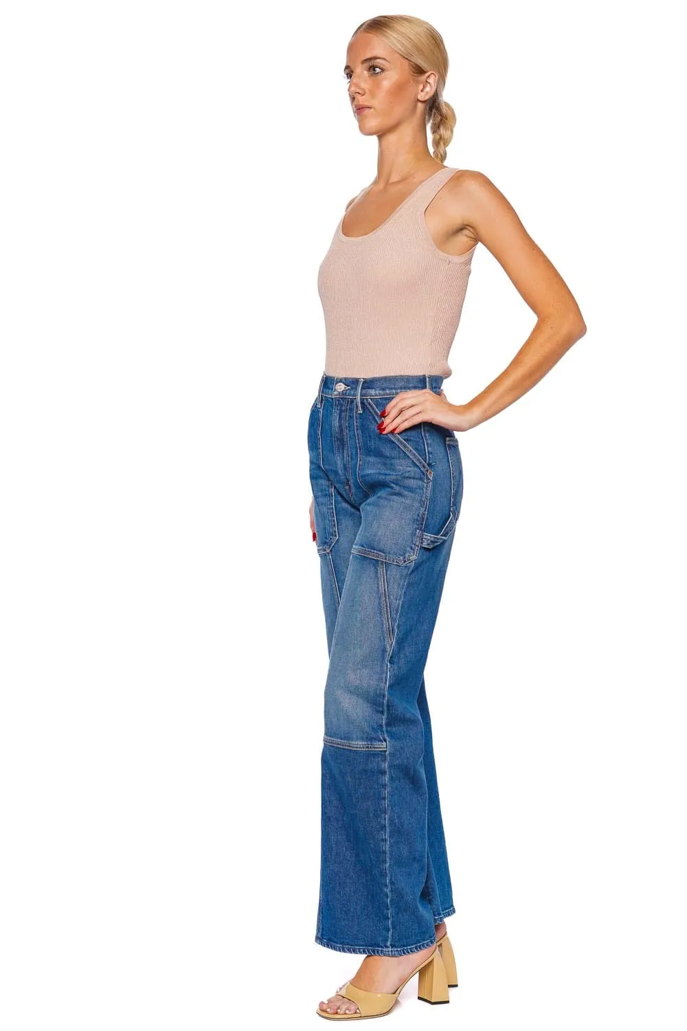 The Lasso Utility Sneak Wide Leg Jean