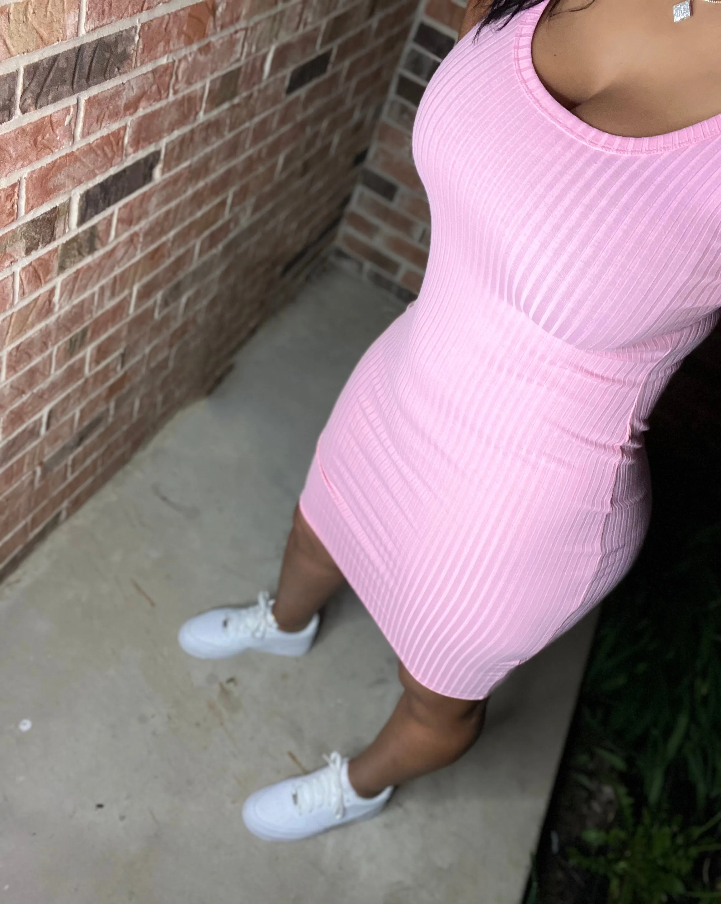 The “LOLA” Ribbed Tank Dress