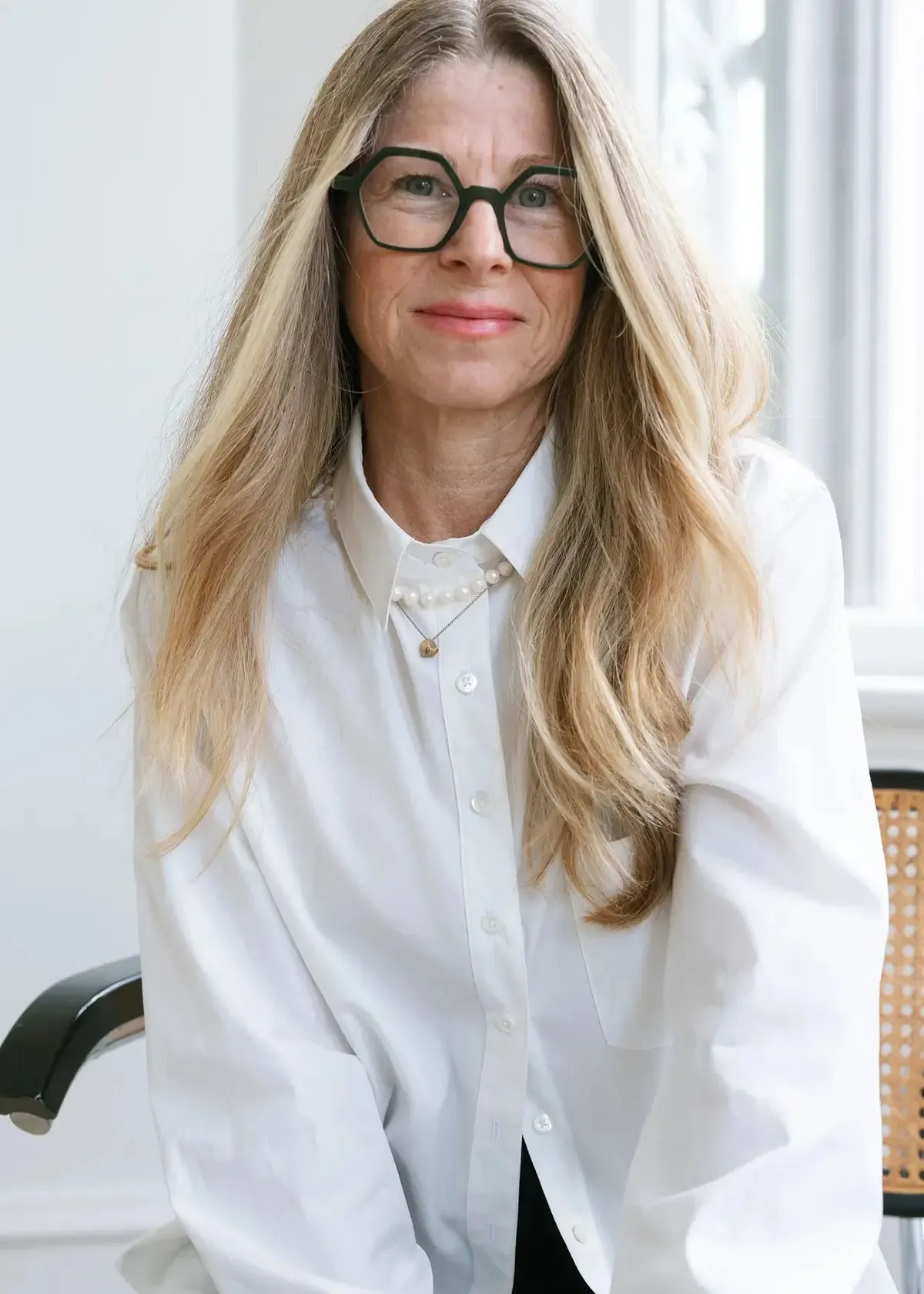The Loren Top in White
