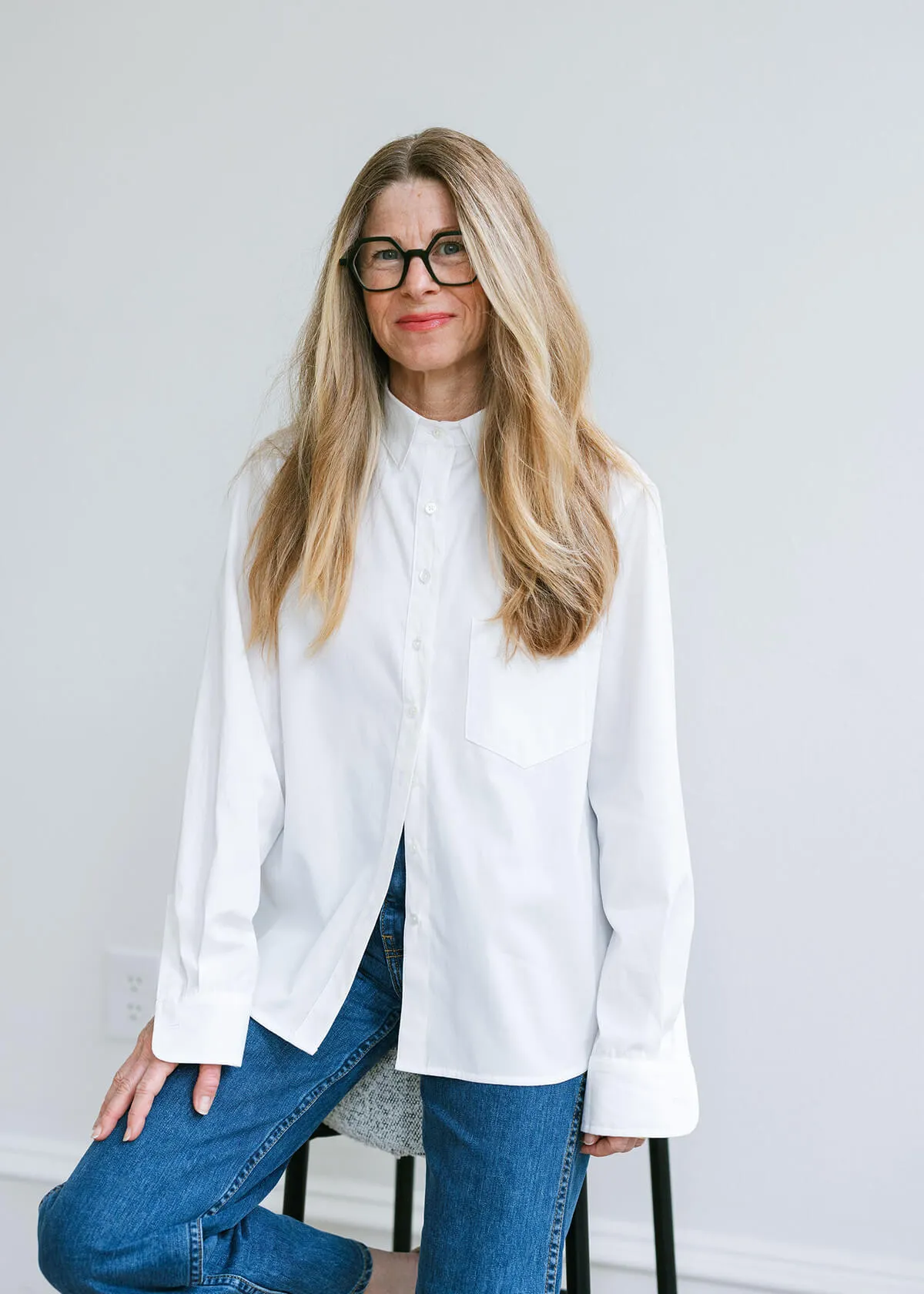The Loren Top in White