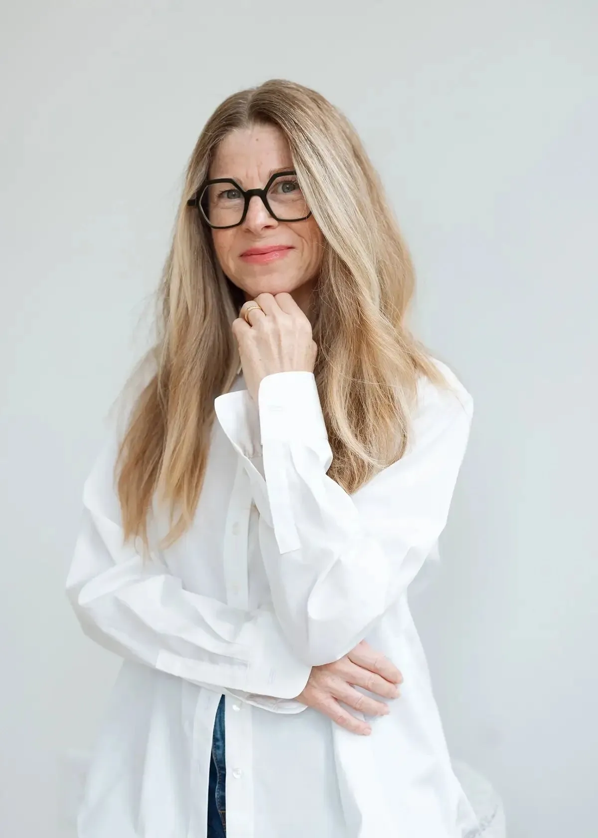 The Loren Top in White