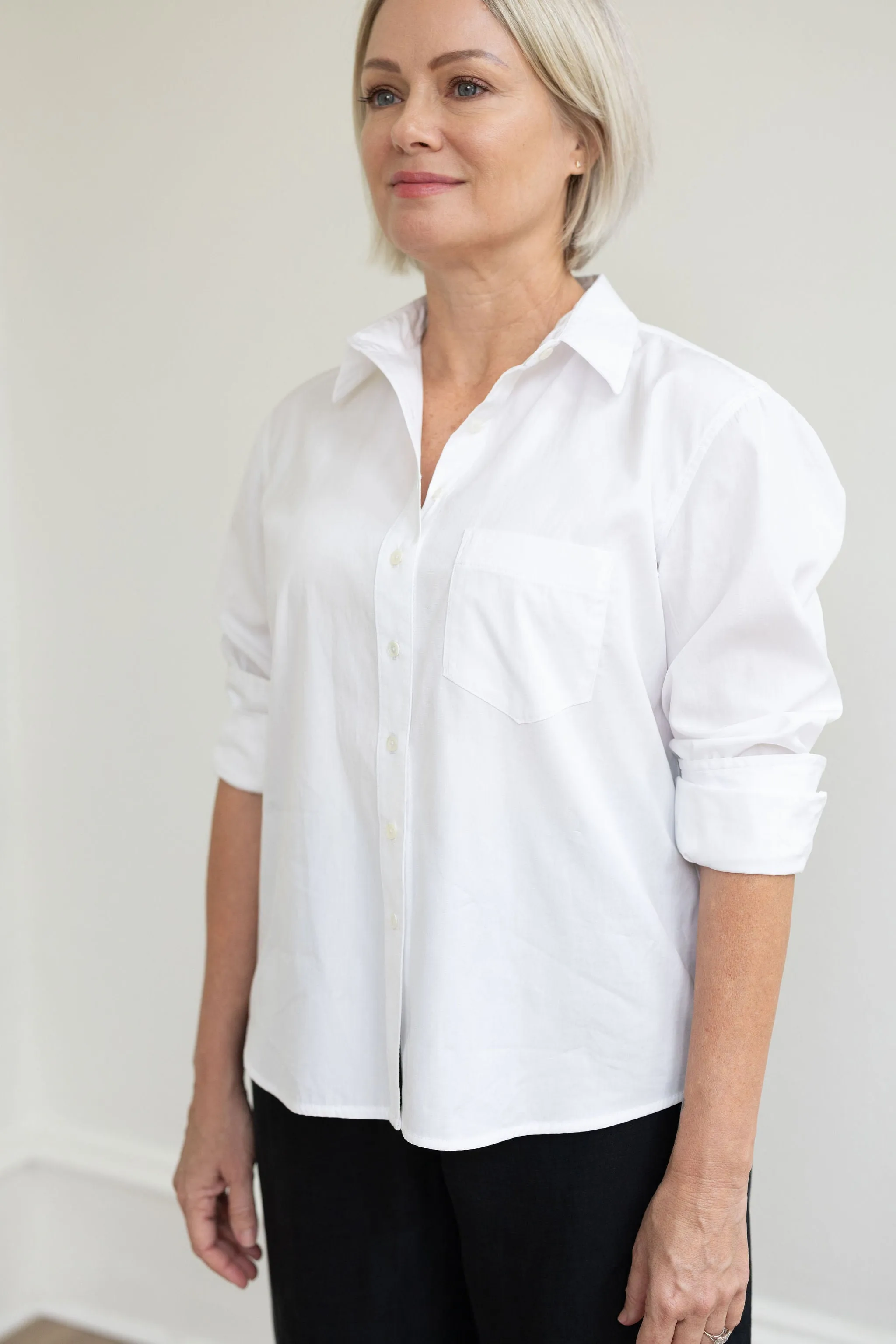 The Loren Top in White