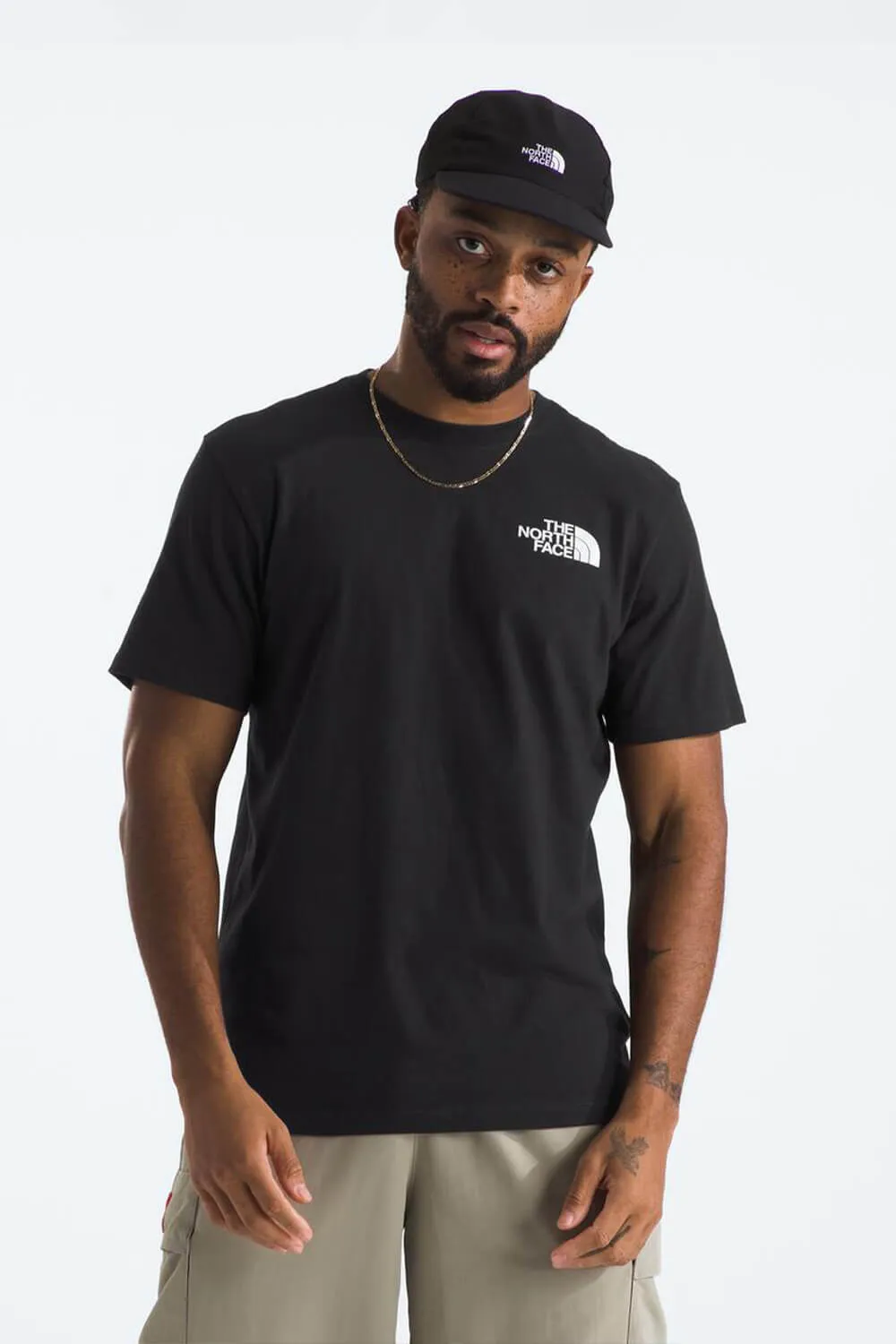 The North Face Never Stop Exploring Box Logo T-Shirt for Men in Black | NF0A812H-WZY-BLK
